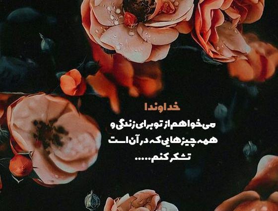 بهترین عکس خدایا شکرت