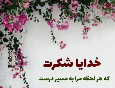 بهترین عکس خدایا شکرت