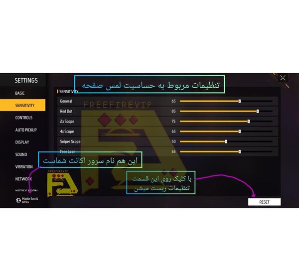 عکس بهترین سنس فری فایر 2024