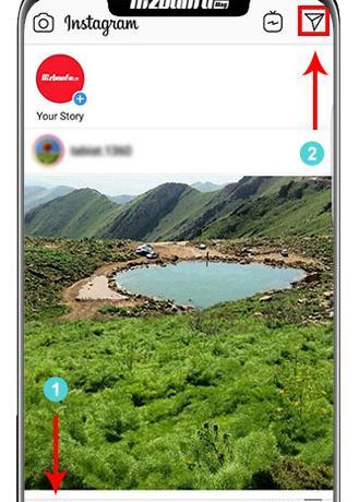 چگونه در دایرکت اینستا عکس زمان دار بفرستیم