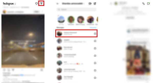 عکس دایرکت در اینستا