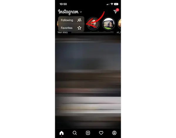 علامت ماه کنار عکس دایرکت اینستاگرام