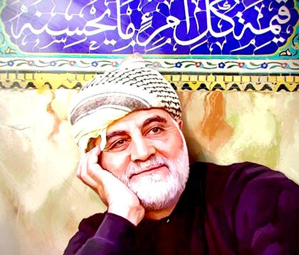 بهترین عکس شهید حاج قاسم سلیمانی