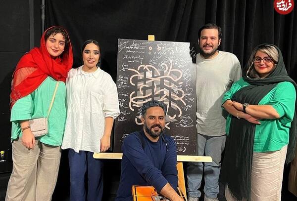 عکس پشت صحنه ی سریال از سرنوشت ۳