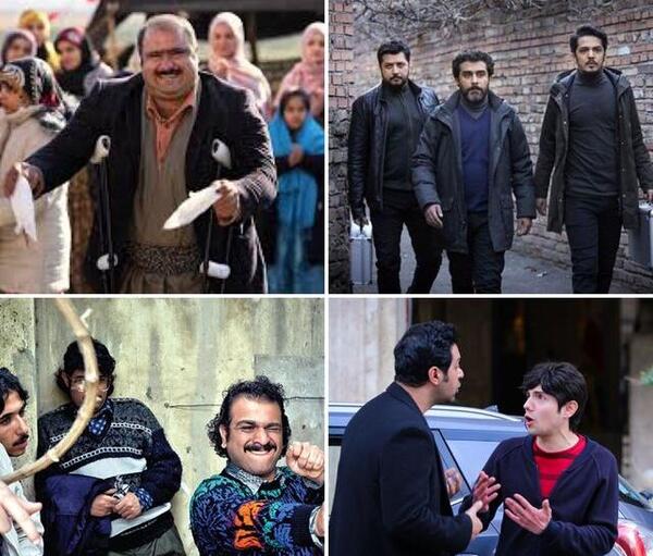 عکس پشت صحنه نوروز رنگی خنده دار