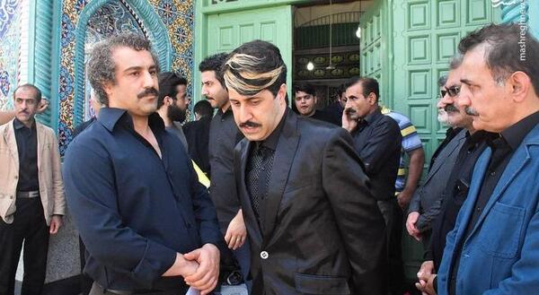عکس پشت صحنه کشتی نقی معمولی