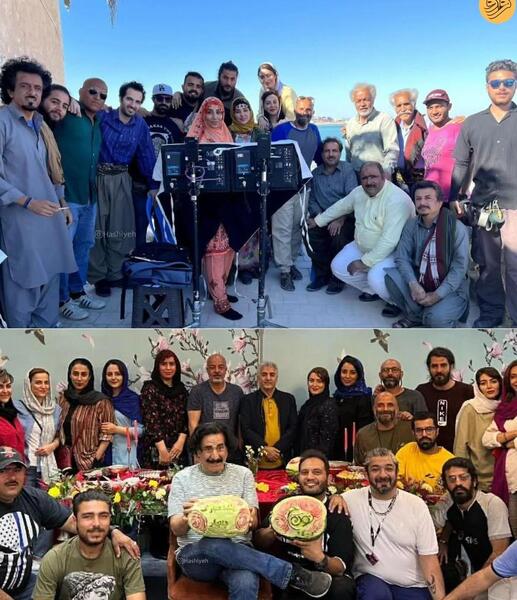 عکس پشت صحنه سریال نون خ فصل 3
