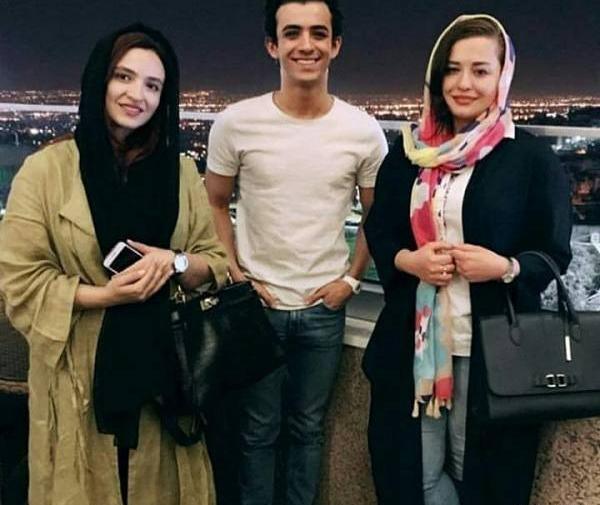 عکس پشت صحنه کیمیا قسمتی که آرش کیمیا را زد