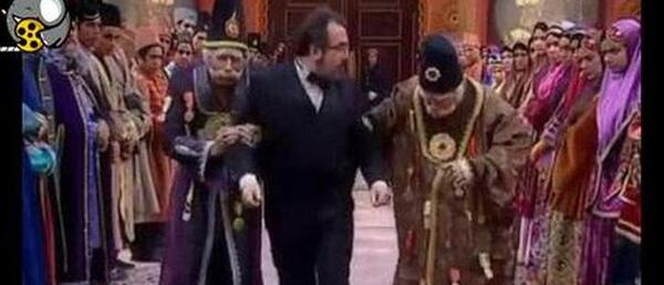 عکس پشت صحنه قهوه تلخ بابا اتی و بابا شاه