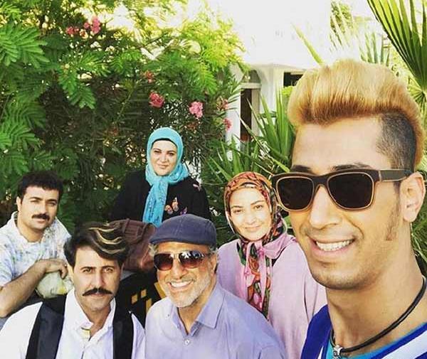 عکس پشت صحنه پایتخت ۵ غرق شدن بالن