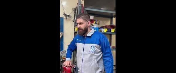 عکس پشت صحنه طنز ساسان و فاطی