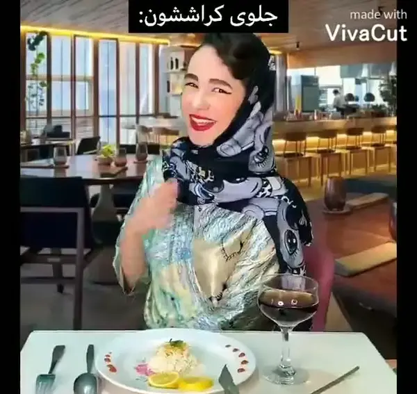 عکس طنز پریسا جدید پشت صحنه