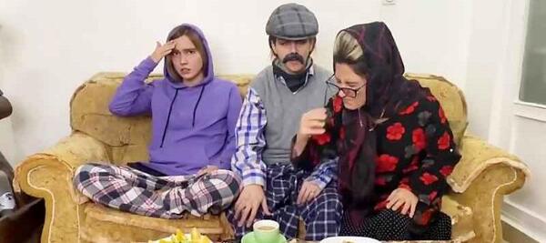 عکس طنز پریسا جدید پشت صحنه