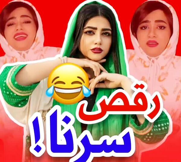عکس پشت صحنه طنز های سرنا امینی