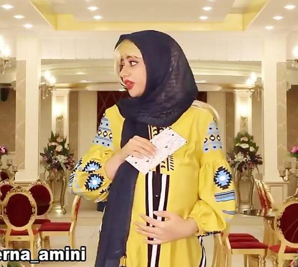 عکس پشت صحنه طنز های سرنا امینی
