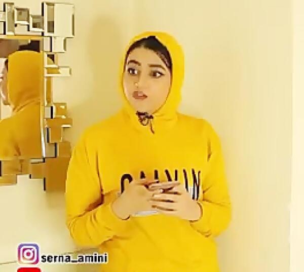 عکس پشت صحنه طنز های سرنا امینی