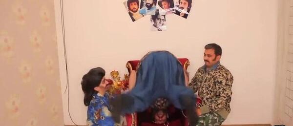 عکس طنز سرنا امینی مسافرت پشت صحنه