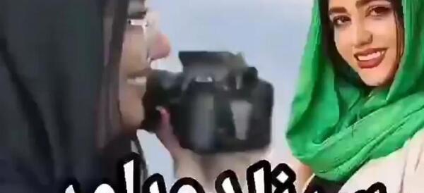 عکس طنز سرنا امینی مسافرت پشت صحنه