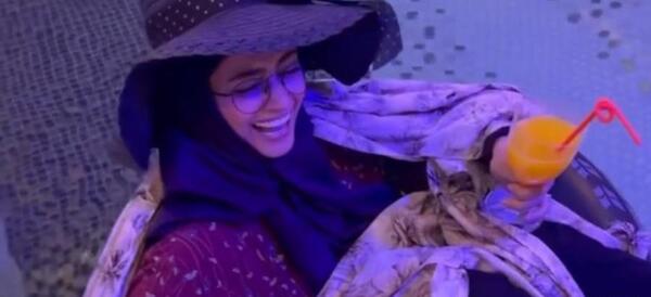 عکس طنز سرنا امینی مسافرت پشت صحنه