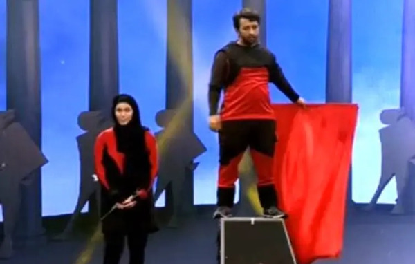 عکس پشت صحنه شعبده بازی عصر جدید