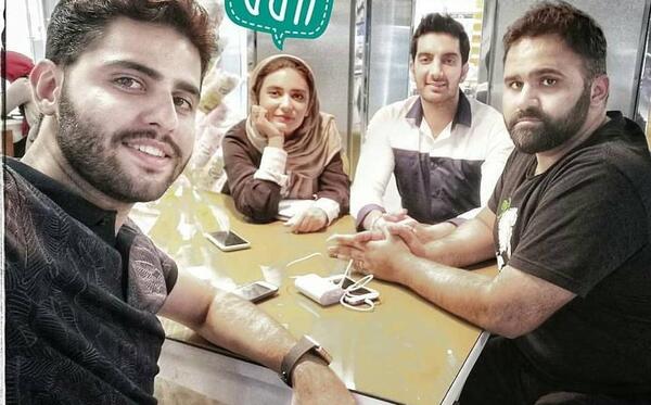 عکس پشت صحنه سریال مانکن فرزاد فرزین