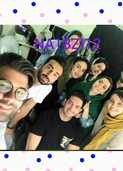 عکس پشت صحنه سریال مانکن فرزاد فرزین