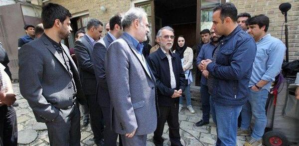 عکس پشت صحنه سریال دلدار