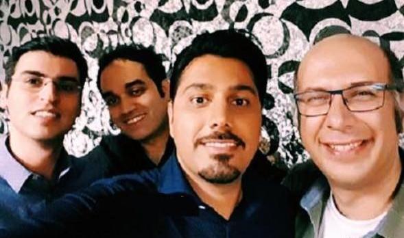 عکس مجری پشت صحنه خندوانه