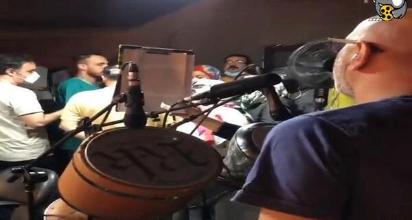 عکس پشت صحنه خندوانه جناب خان