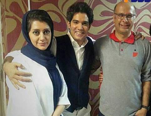 عکس پشت صحنه خندوانه جناب خان