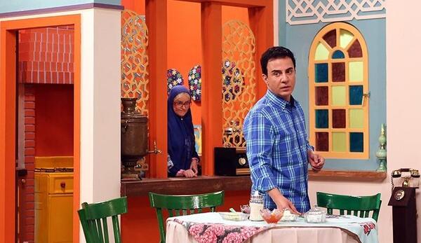 عکس پشت صحنه فیلم عمو پورنگ بچه محل