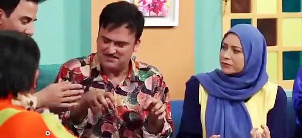 عکس پشت صحنه فیلم عمو پورنگ بچه محل