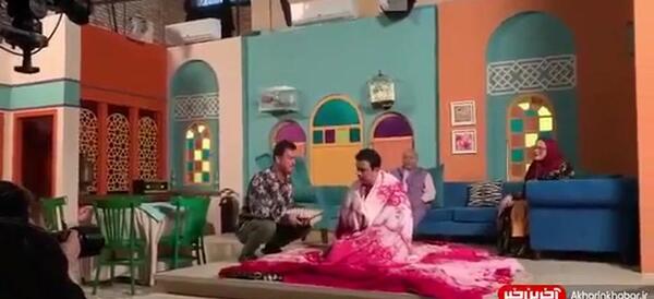 عکس پشت صحنه فیلم عمو پورنگ بچه محل