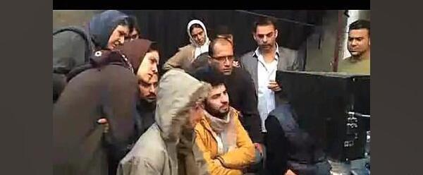 عکس پشت صحنه خنده دار ابد و یک روز