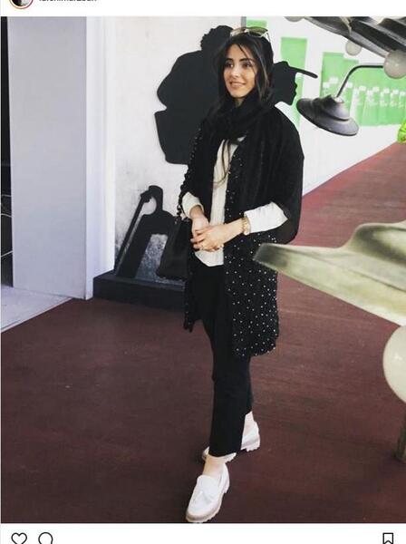 عکس لاله مرزبان در خارج