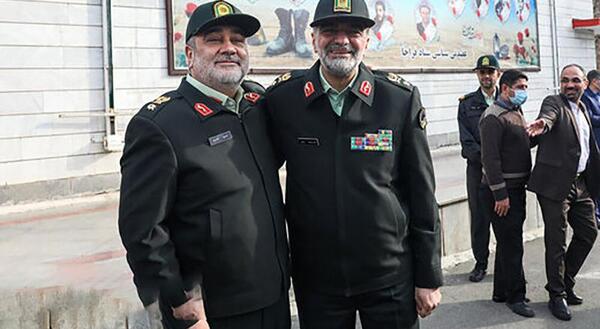 عکس سردار رادان با لباس مرزبانی
