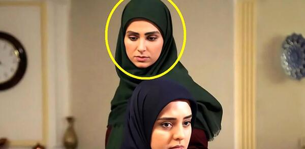 عکس لاله مرزبان در هوش سیاه