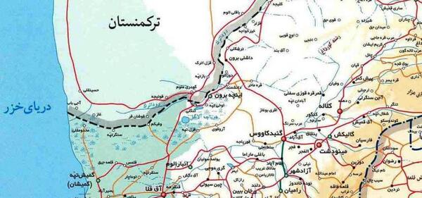 عکس مرز ایران ترکمنستان