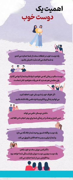 عکس ویژگی های دوست خوب