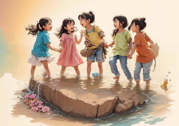 عکس دوست خیالی کودک