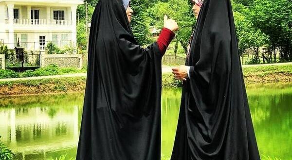 عکس سه تا دوست چادری