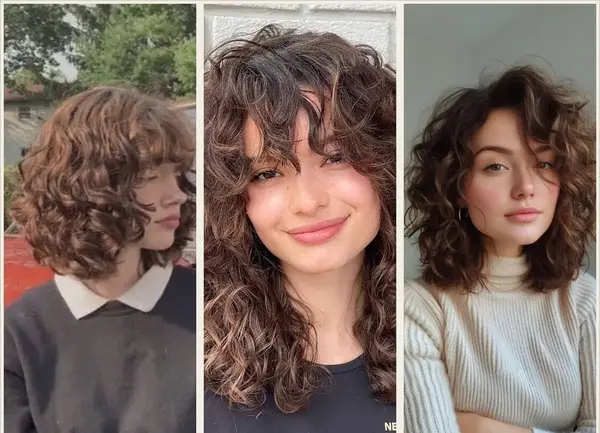 عکس چتری موی فر