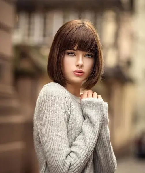 عکس چتری مو کوتاه