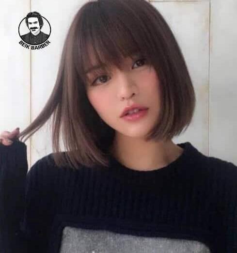 عکس چتری مو کوتاه