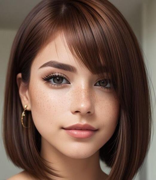 عکس چتری مو کوتاه