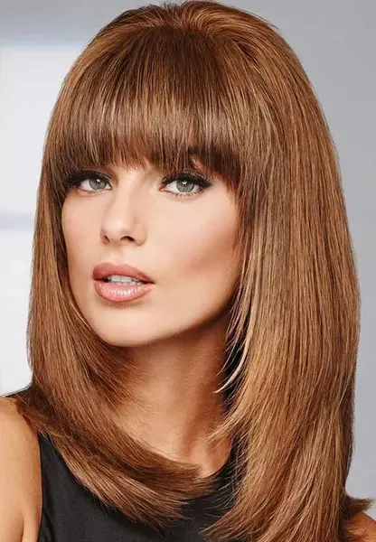 عکس موهای چتری بلند