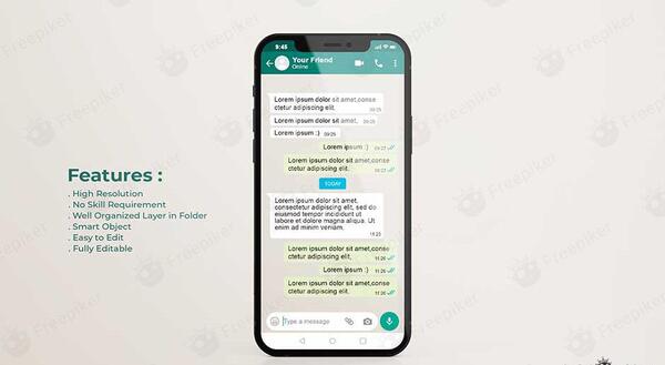 تغییر عکس صفحه چت واتساپ