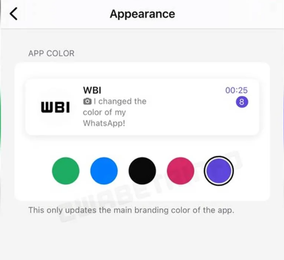 تغییر عکس صفحه چت واتساپ