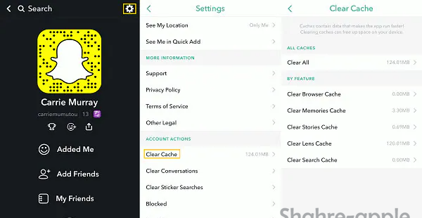 چرا اسنپ چت عکس ذخیره نمیکنه