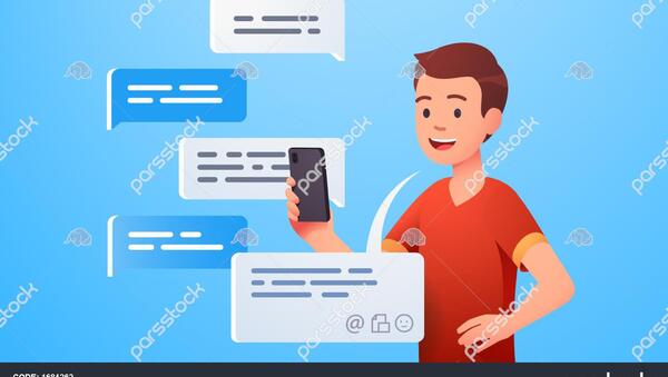 عکس صفحه چت پسرانه